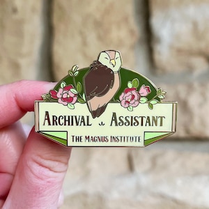 Archival Assistant — The Magnus Archives — Enamel Pin