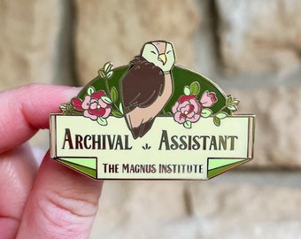 Archival Assistant — The Magnus Archives — Enamel Pin