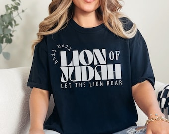 Lion of Judah Christian T-Shirt: Comfort Colors Worship Tee