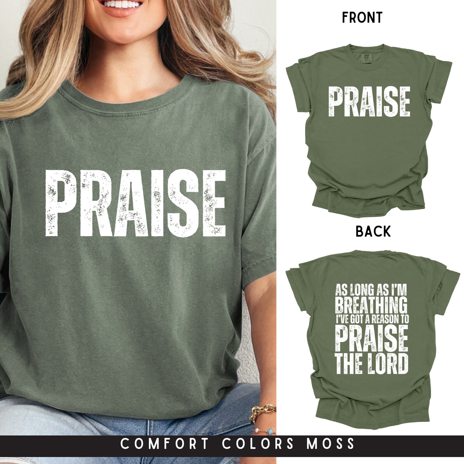 As Long as I’m Breathing Graphic Tee main image 0
