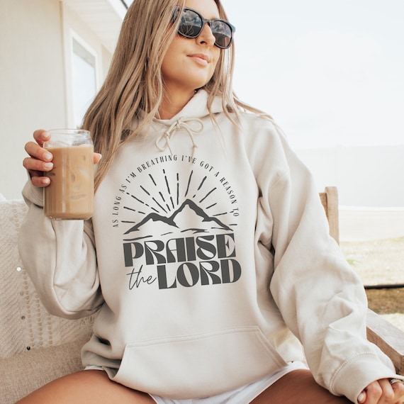 Hallelujah ! Hoodie Praising God Heaven Song Praise The Lord Hooded Sweatshirt Hallelujah ! Hoodie Praising God Heaven Song Praise The Lord Hooded Sweatshirt