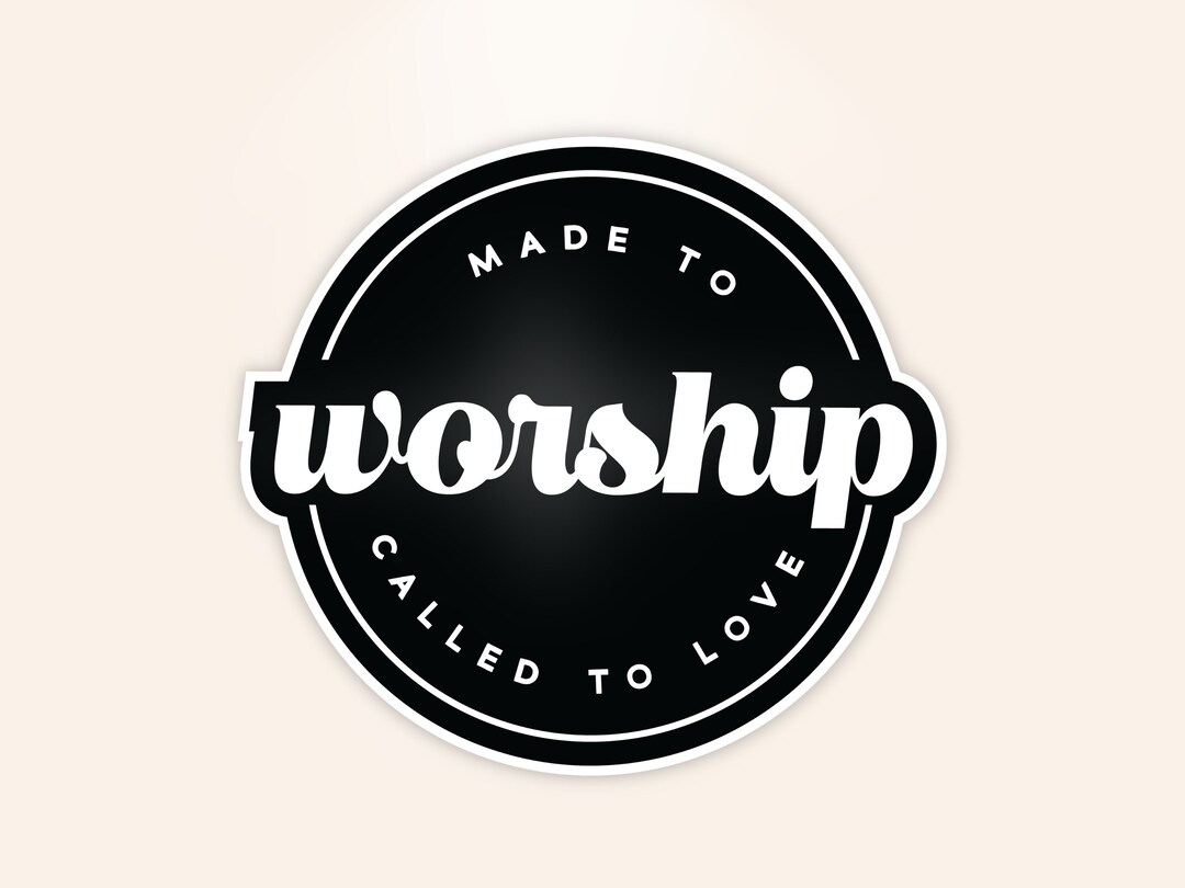 Christian Stickers Made to Worship Bible Verse Sticker Religious Sticker for Water Bottle or