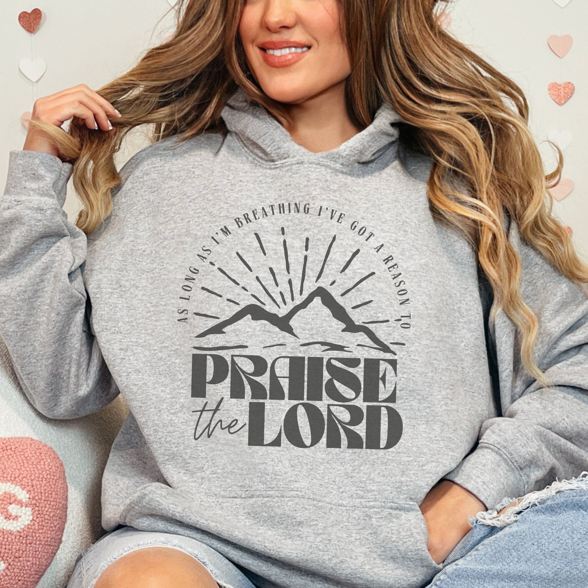 Hallelujah ! Hoodie Praising God Heaven Song Praise The Lord Hooded Sweatshirt Hallelujah ! Hoodie Praising God Heaven Song Praise The Lord Hooded Sweatshirt