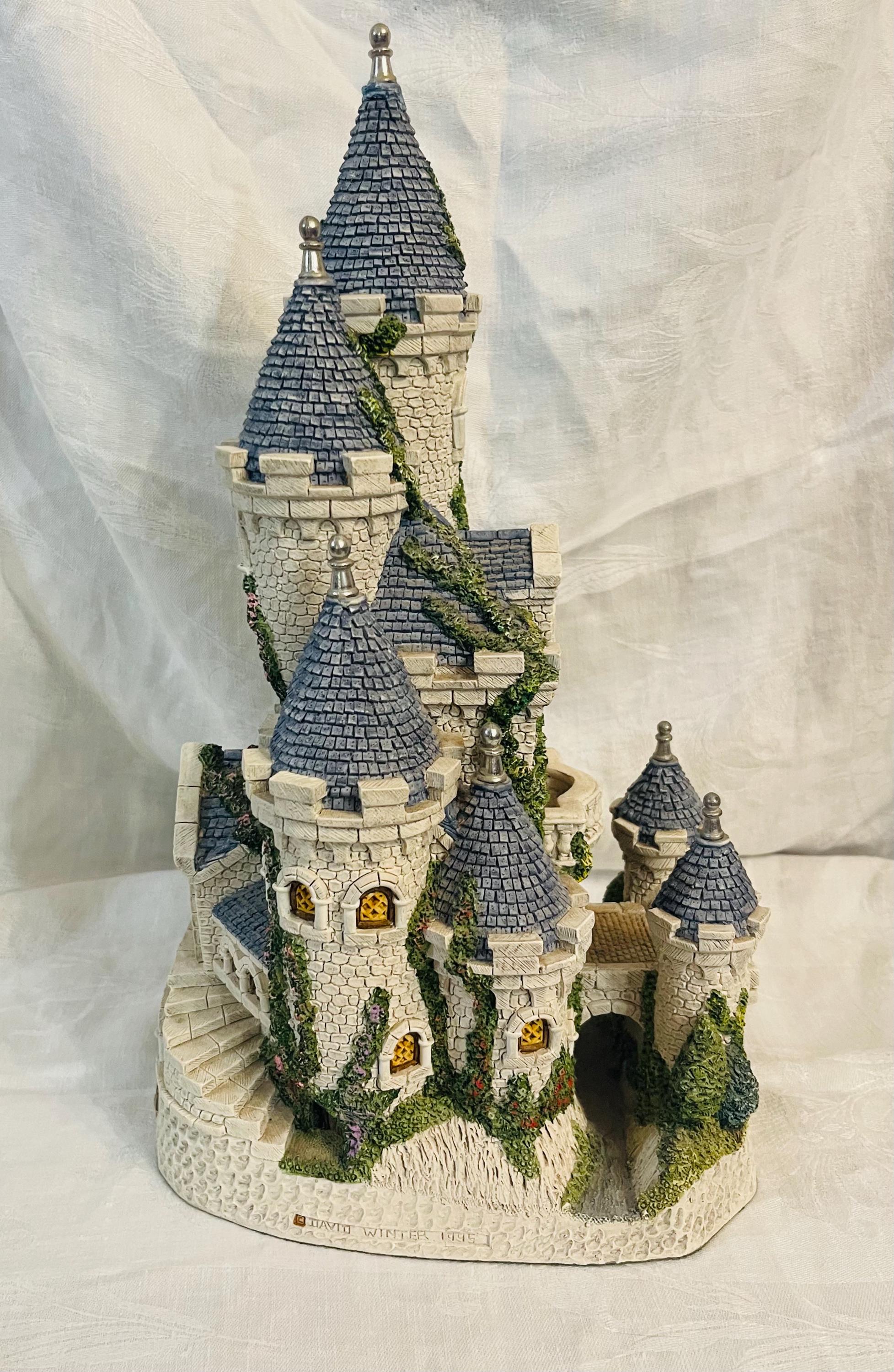 Vintage Castle Figurine - Etsy