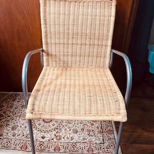 Ikea Rattan Chair - Etsy
