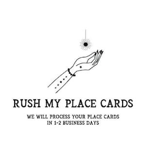 Opción de pedido de tarjeta Rush My Place para Lady Laser Co LLC