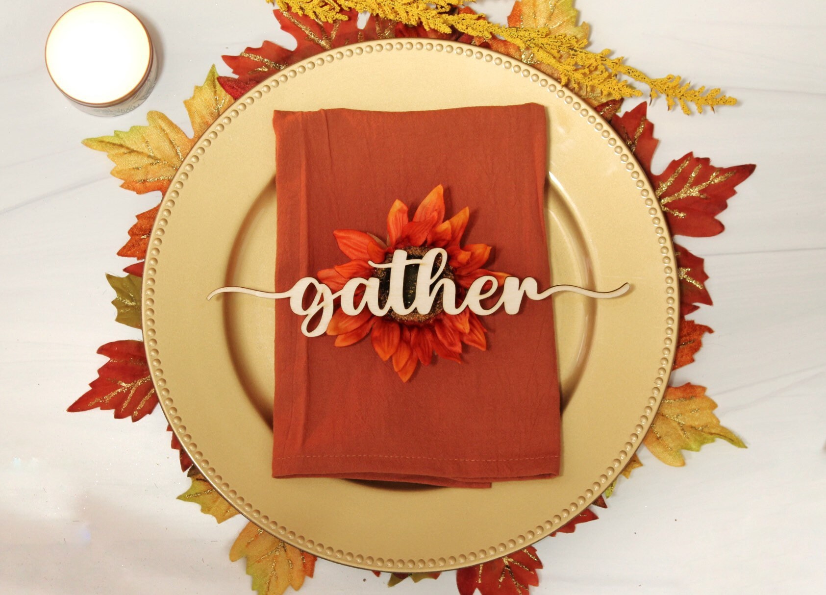 Thanksgiving Place Card Setting Table Decor For Thanksgiving | Etsy