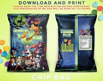 Space Jam Treat Bag Etsy
