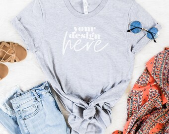 Cute Tshirt Mockup Etsy