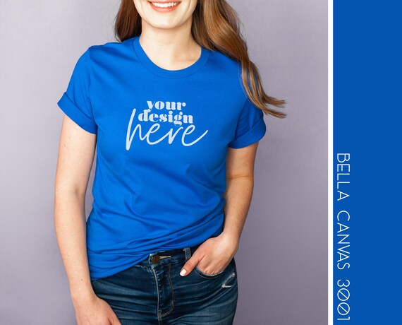 bella canvas 3001 true royal