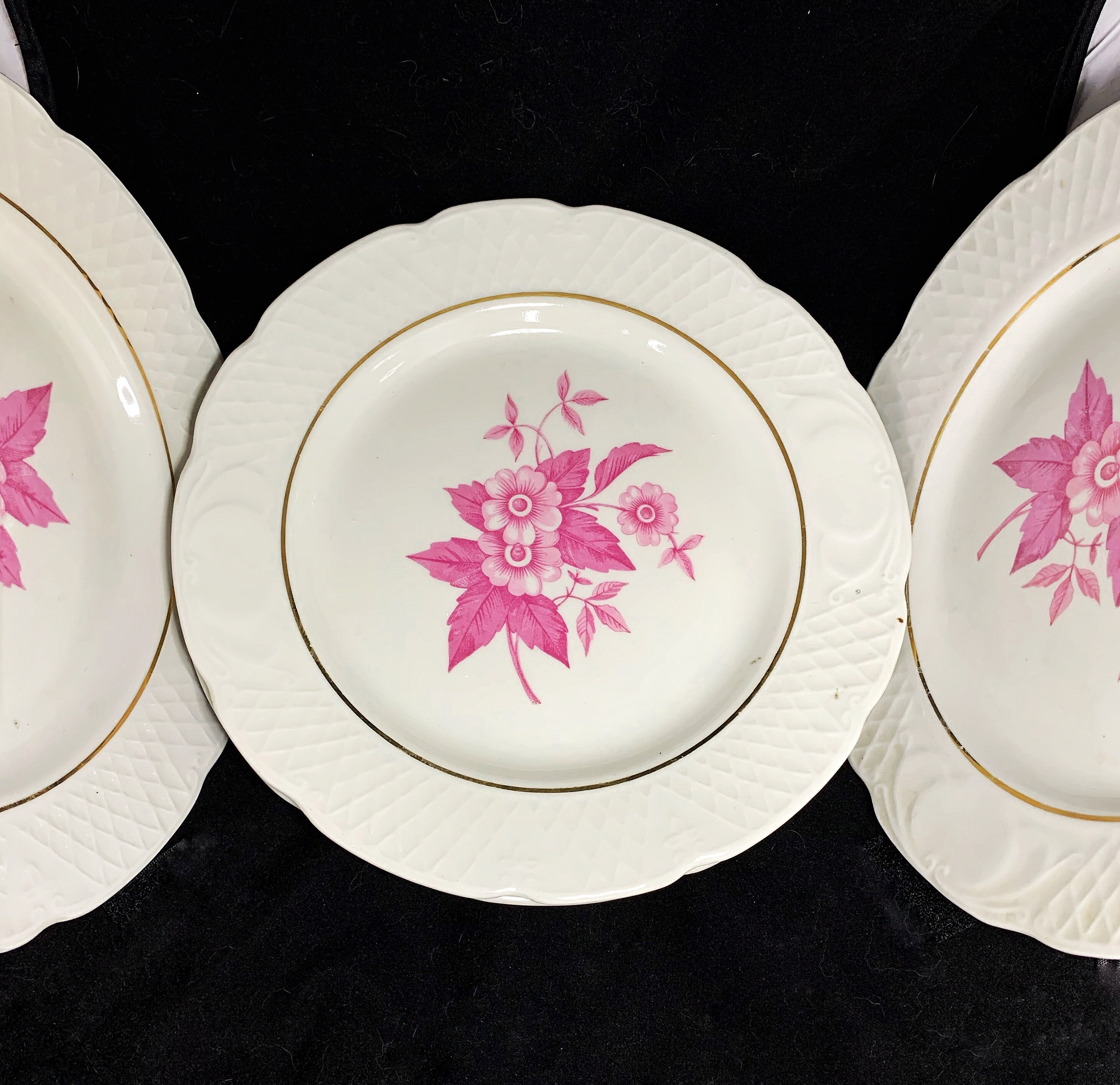 Set of Vintage Purple Plates Harmony House Dinner Plate Etsy