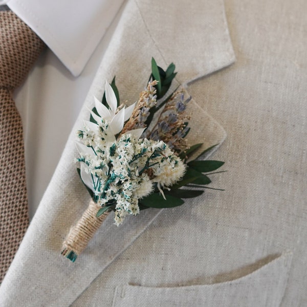 Einfache Hochzeit Boutonniere, Bräutigam Knopfloch,Herbst Groomsmen Boutonniere,Boutonniere für Zeugen,Männer Boutonniere,Bräutigam Boutonniere