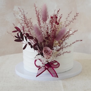 Purple Cake Topper,Wedding Cake Topper,Cake Decoration,Rose Cake Topper,Floral Cake Topper,Party Topper,Bridal Shower,Cake Topper