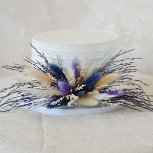 Lilac Cake Topper,Bridal Shower Cake Topper,Wedding Gift,DIY Cake Topper,Pampas Floral Cake,Wedding Cake Topper,Party Cake Topper