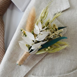 Wild Flower Boutonniere,Boho Wedding Boutonniere,Men Boutonniere,Groom Boutonniere,Best Man Boutonniere,Groomb Brooch,Country Wedding