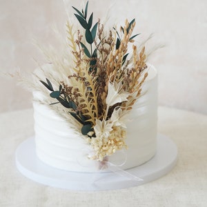 Greenery Cake Topper,Wedding Gift,Eucalyptus Leaf Cake Topper,DIY Cake Topper,PampasFloral Cake,Wedding Cake Topper,Party Cake Topper