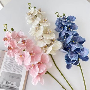 Artificial Orchid Stem 39 Inches High/Artificial Orchid/Table Center Flower/Wedding Decor/Home Decor/Bridal Bouquet/Artificial Orchid