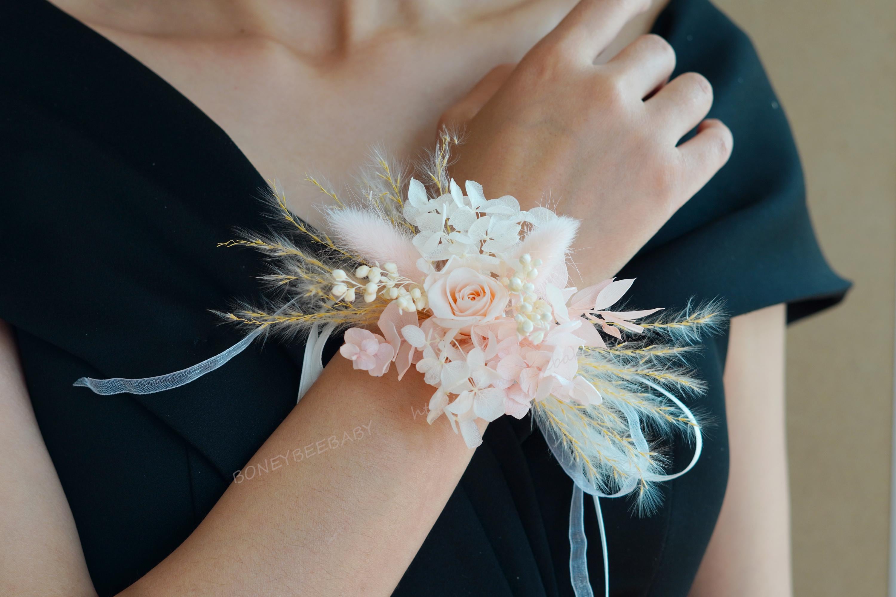 Light Pink Corsage - Etsy