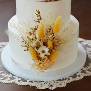 Yellow Cake Topper,Light Yellow Cake Decoration,Wedding Cake Topper,Bridal Shower,Party Topper,Cake Topper,Rustic Wedding,Flower Cake Topper