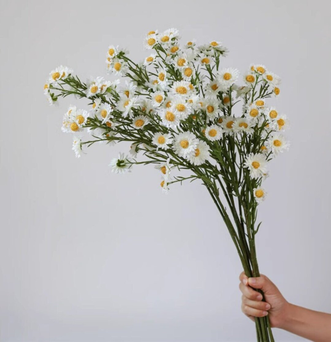 Artificial Chamomile,faux Wildflowers,faux Greeny,artificial Flowers ...