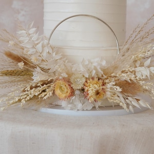 Gerbera Cake Topper,Flower Cake Topper,Cake Hat Garland,Rabbit Tail Cake Topper,Dried Flower Cake Topper,Flower Cake Topper