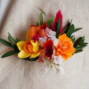 Colorful Pocket Boutonniere,Groom Boutonniere,Men Boutonniere,Autumn Colorful wedding ,Wedding Boutonniere,Dried Flower Boutonnier