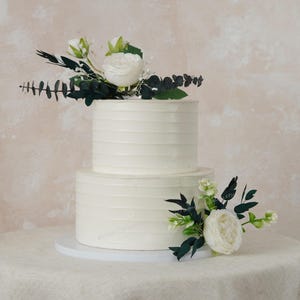 Forest Wedding Cake Topper,Silk Flower Cake Topper,Cake topper,Flower Cake Topper,Wedding Cake Topper,Pampas Flower,Floral Cake Topper