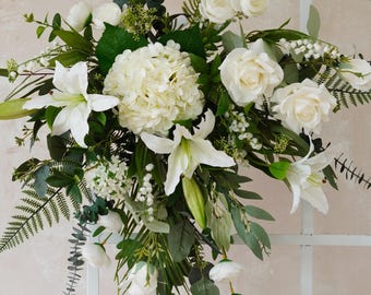 Green Leaf Artificial Flower Arch Flower,Artificial Flower Arch,Boho Wedding Arch Flower,Wedding Decor,Wedding Arch,Wedding Arch Flower