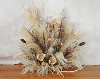 Wedding Aisle Decor,Vertical Arch Flower,Boho Wedding Arch,Wedding Centerpiece,Pampas Grass Arch Arrangement,Ceremony Arch Flowers