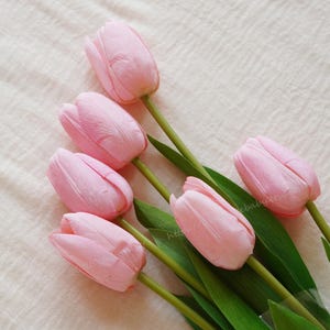 Beautiful Artificial Real Touch Tulip Flower Stems in Various Colors/Wedding Bouquet/Table Centerpiece/Wedding Tulips/Real Touch Tulips