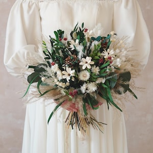 Woodland bridal bouquet,Woodland Wedding,Green Plant Bouquet,Wedding Forest,Bridal natural bouquet,Bridal bouquet,Eucalyptus Wedding Bouquet
