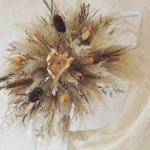 Wedding Arch Decor,Arch Flower,Boho Wedding Arch,Wedding Centerpiece,Pampas Grass Arch Arrangement,Ceremony Arch Flowers