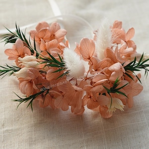 Rosa Armband, rosa Boho Handgelenk Corsage, getrocknete Blumen Handgelenk Corsage, Hochzeit dekorieren, Braut / Brautjungfer Handgelenk Corsage, getrocknete Blumen Armband