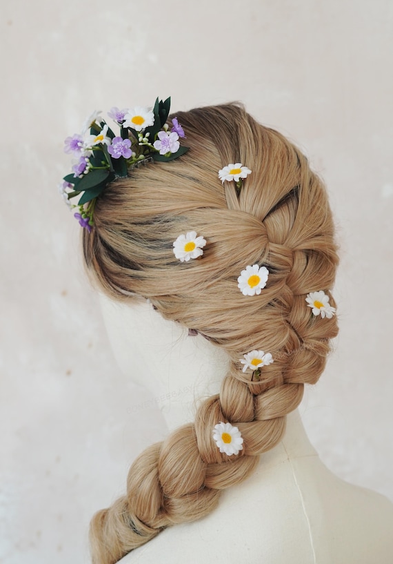 Daisy Hair Comb,simulation Daisy Headdress,bridal Comb 