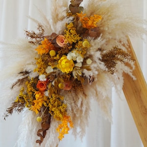 Wedding Arch Flowers,Arch Decor Flowers,Wedding Decoration,Pampas Grass Arch Arrangement,Wedding Arch Decor,Wedding Decor