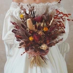 Autumn Wedding Bouquet,Brown Bridal Bouquet,Neutral Bouquet,Wedding Bouquet,Bridal Bouquet,Boho Terracotta Bouquet,Rust Bridal Bouquet