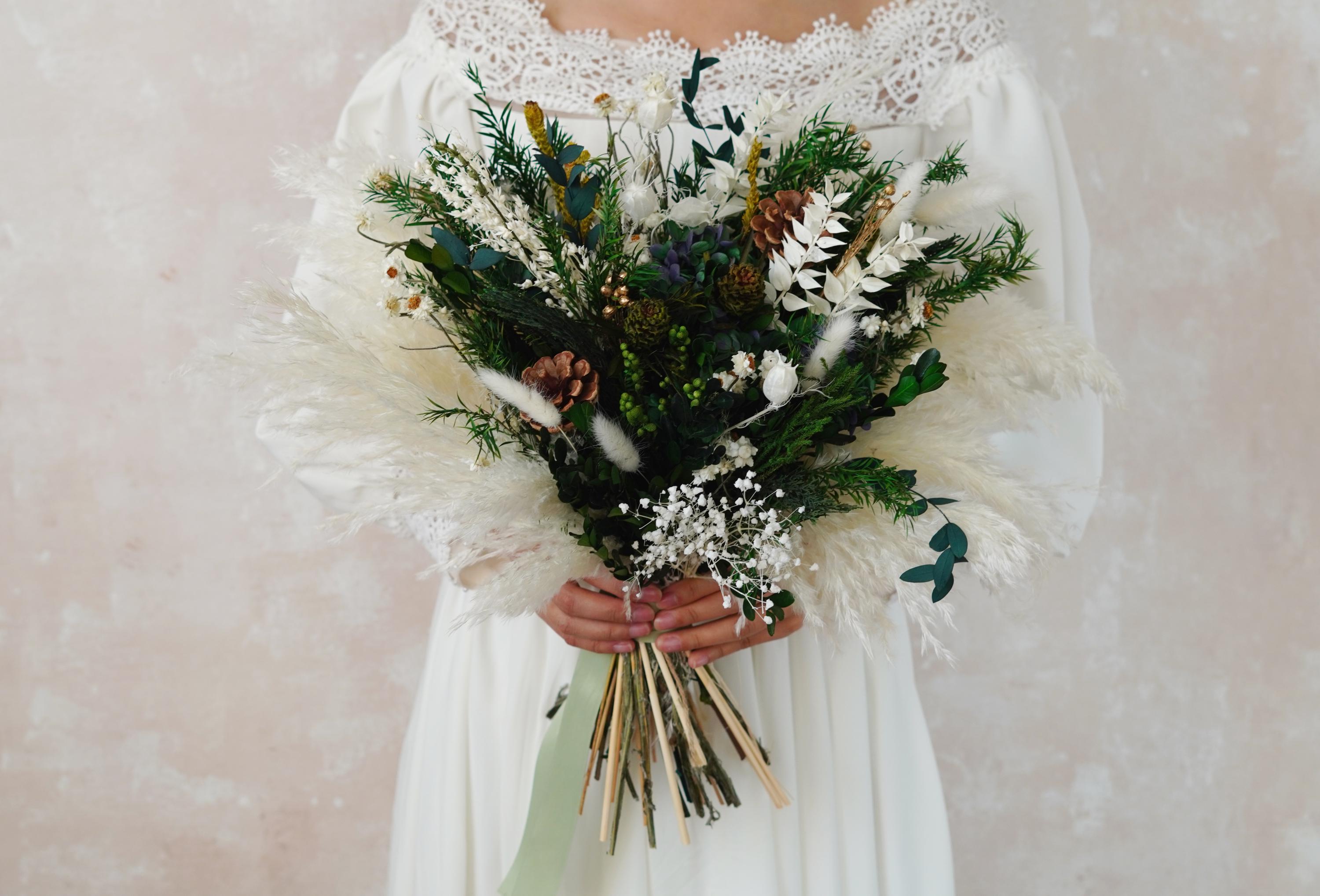 Woodland Bridal Bouquet,Boho Greenery Wedding bouquet,White and Green Wedding Bouquet,Greenery Bouquet,Bridal Bouquet,Boho Woodland Wedding