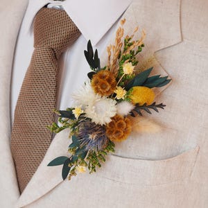 Forest Wedding Boutonniere,Natural Boutonniere,Woodland flower buttonhole,Boutonniere For Witness,Men Boutonniere,Groom Boutonniere
