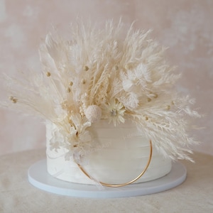 Cream Cake Topper,Wedding Cake Topper,Handmade Cake Topper,Cake Decor,DIY Topper,Cream Rose Topper,Floral Cake Topper,Party Topper