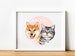PET Customs, Shiba Inu Art, Multi Pet PORTRAIT, Pet Portraits, Custom Pet PHOTO Paper Print Canvas Framed Poster As Pet Remembrance Gift 