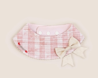 Chic Valentine’s Dog Collar | Romantic Adjustable Bandana | Luxury Pet Accessories | Stylish Seasonal Neckwear for Valentine’s Day