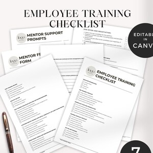 Employee Training Checklist, New Hire Onboarding Checklist, Employee HR Templates, Employee Orientation Checklist, Employee Welcome Pack