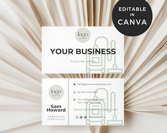Cleaning Service Business Card Template, House Cleaning Business Cards, Cleaning Company Business Cards Template Canva, Commercial Cleaning