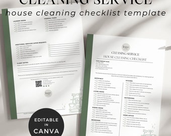 Whole House Cleaning Checklist, Professional Deep Cleaning Checklist, Commercial Cleaning Check List, House Cleaning List, Cleaning Company