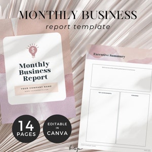 Monthly Report, Beauty Business Report Template, Project Management Status Report, Project Overview, Project Charter, Monthly Goal Tracker