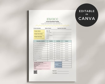 Social Media Manager Invoice, Freelance Social Media Manager Contract, Social Media Management Template, Invoice Receipt Template, Proposal