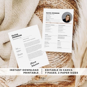 Plantilla de currículum de actor infantil, plantilla de foto de cabeza, plantilla de CV y carta de presentación, plantilla de currículum de actuación, tarjeta de compensación de modelo infantil, carta de referencia