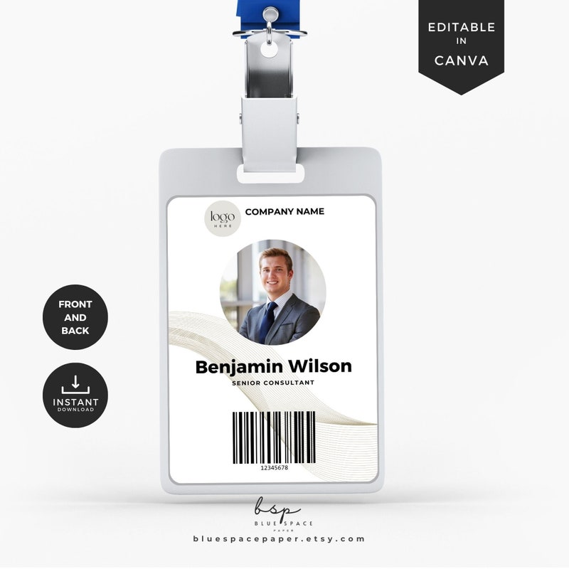Printable Id Badges - Etsy