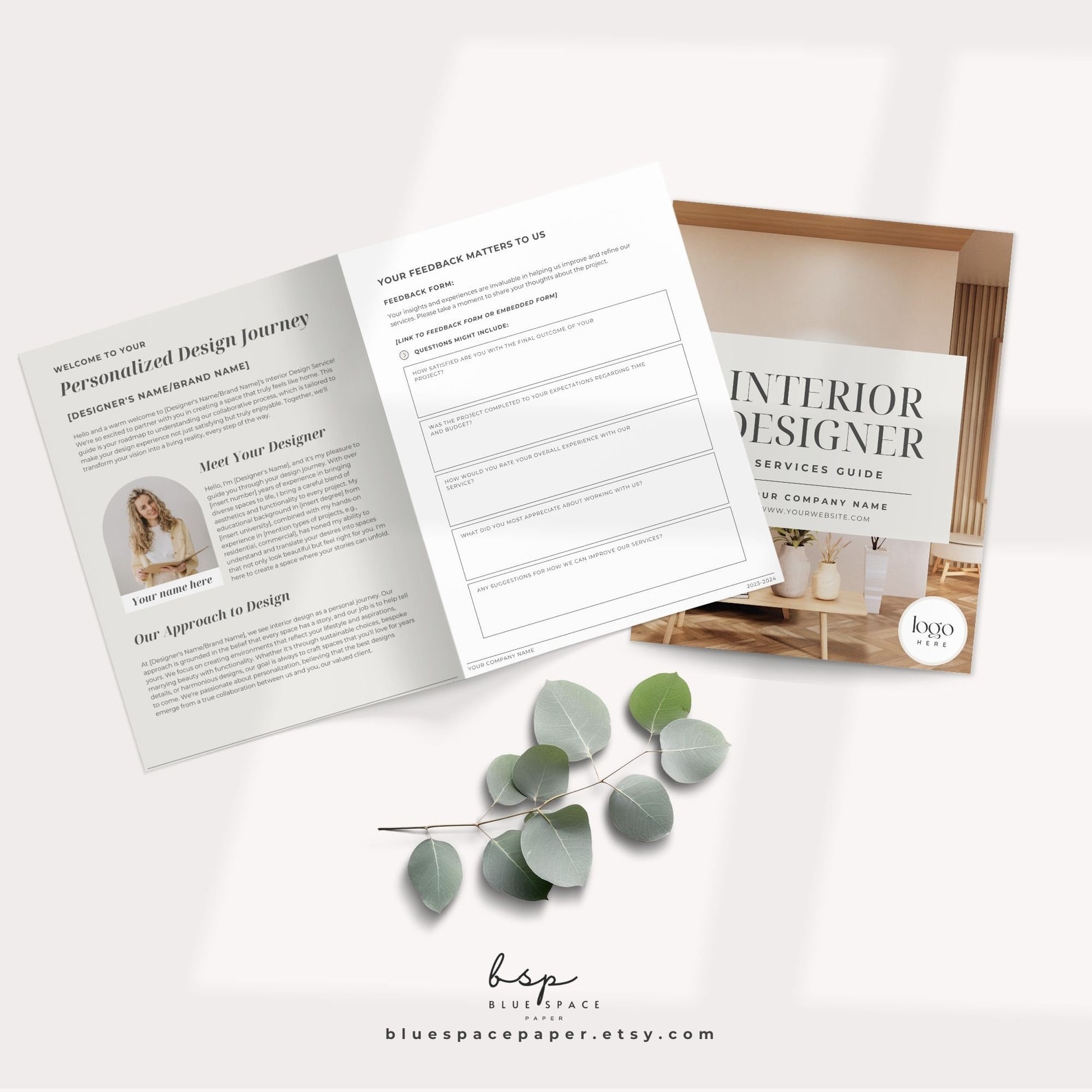 Client Welcome Packet for Interior Designers Template, Interior Design ...