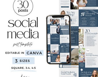 Event Planner Social Media Posts, Event Instagram Template, Event Planning Social Media, Wedding Planner Post, Event Coordinator IG Post
